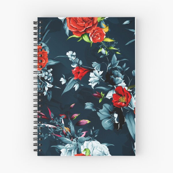 Item preview, Red rose and colorful flowers pattern designed and sold by Rakesh Murugan.