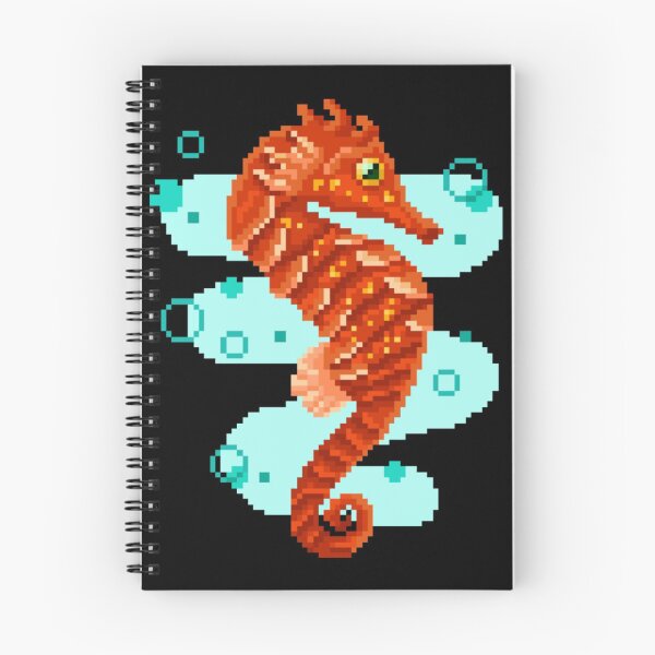Item preview, Pequeño y lindo caballito de mar pixelado designed and sold by HopeDetour.