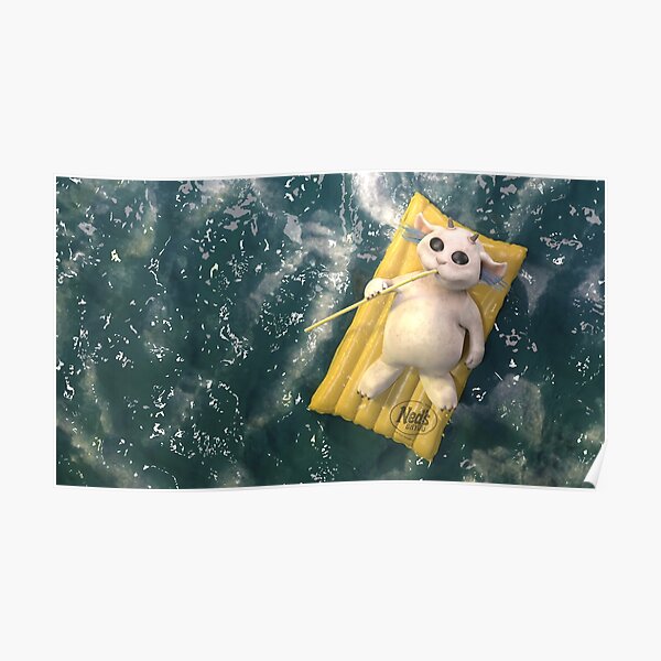 Ned chillin 'dans la piscine de chlore Poster
