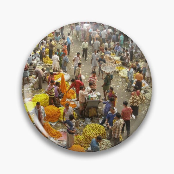 Item preview, Calcutta flower market  designed and sold by GerryS.