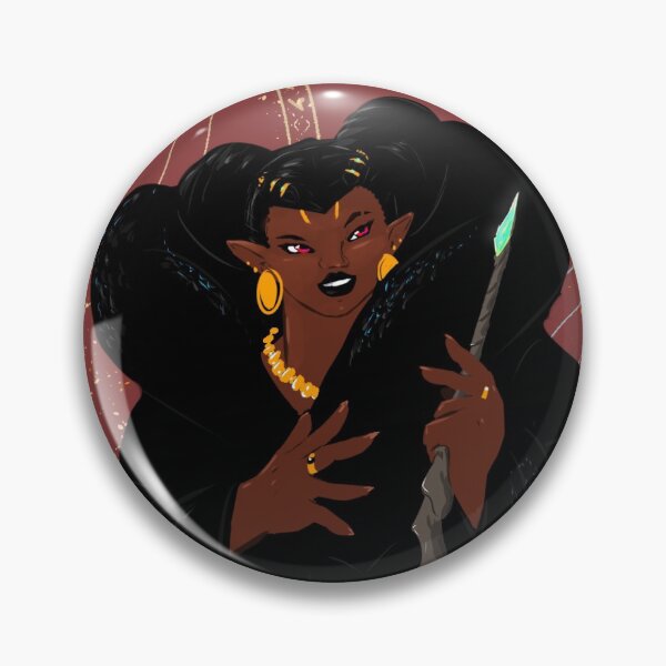 Aperçu de l'œuvre Mage afro-elfe créée et vendue par MakeitGayer.