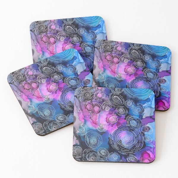 Item preview, Blue Pink Circles in motion  designed and sold by Lois Gardiner.