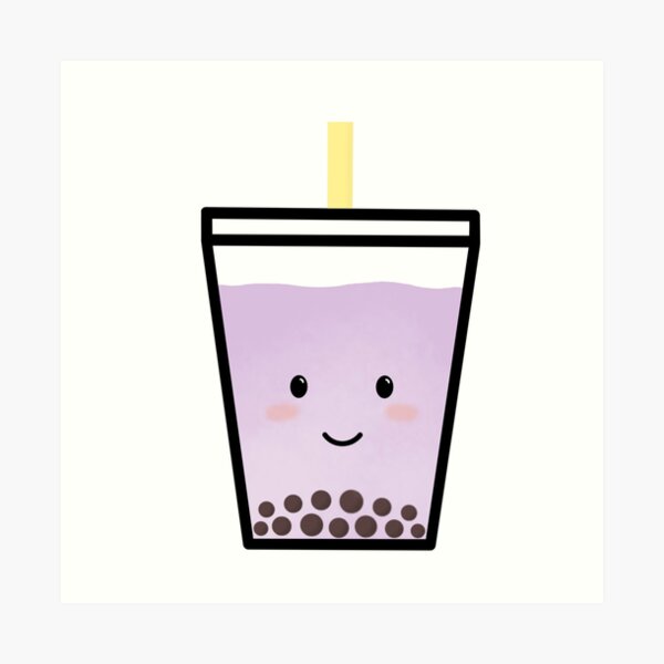 cute taro bubble tea
