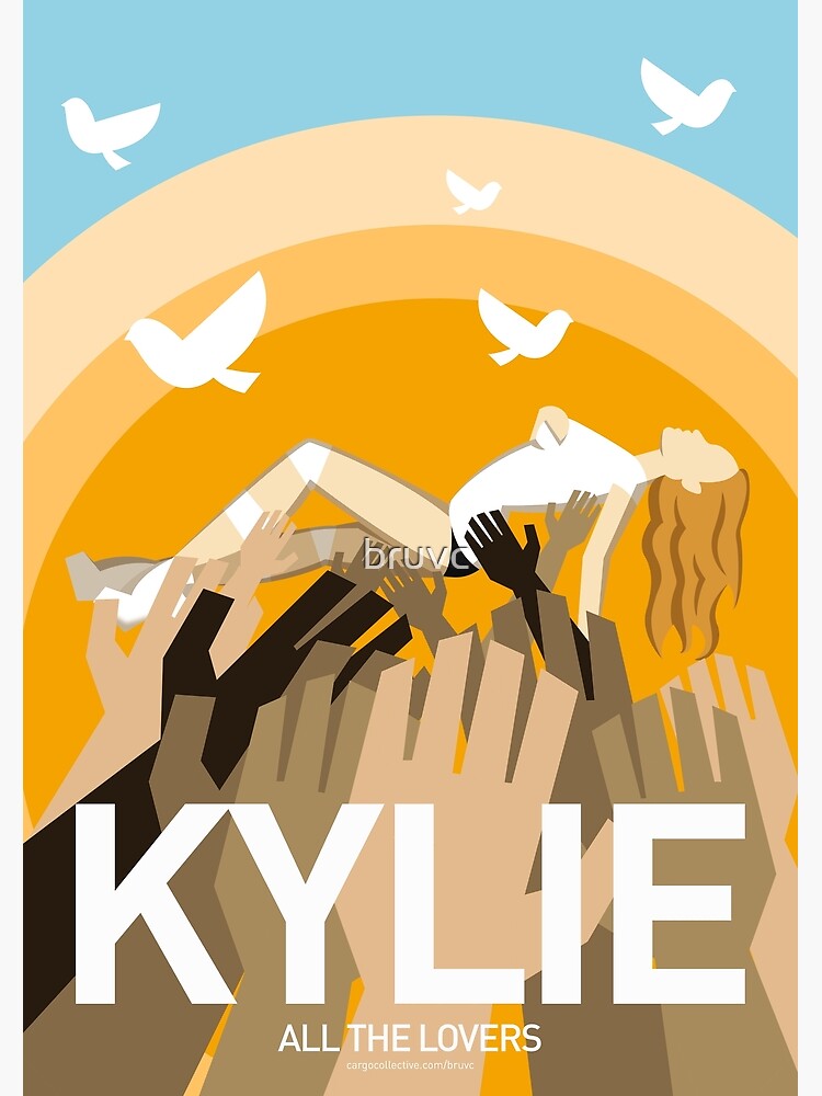 Kylie All The Lovers Poster For Sale By Bruvc Redbubble 9162