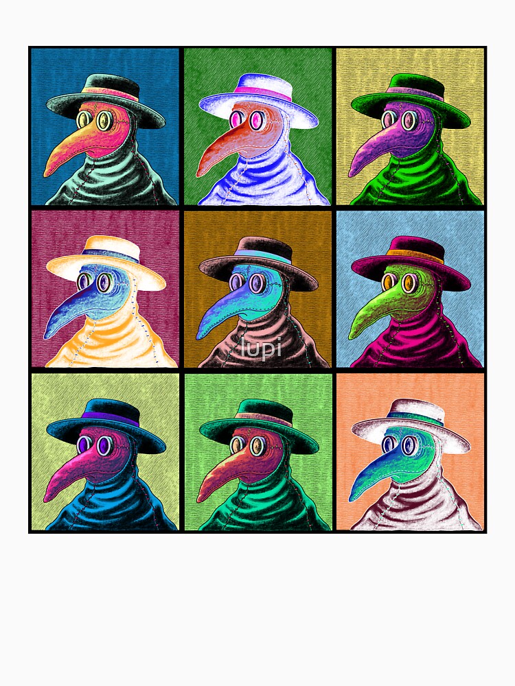 Pop Art Plague Doctor by lupi