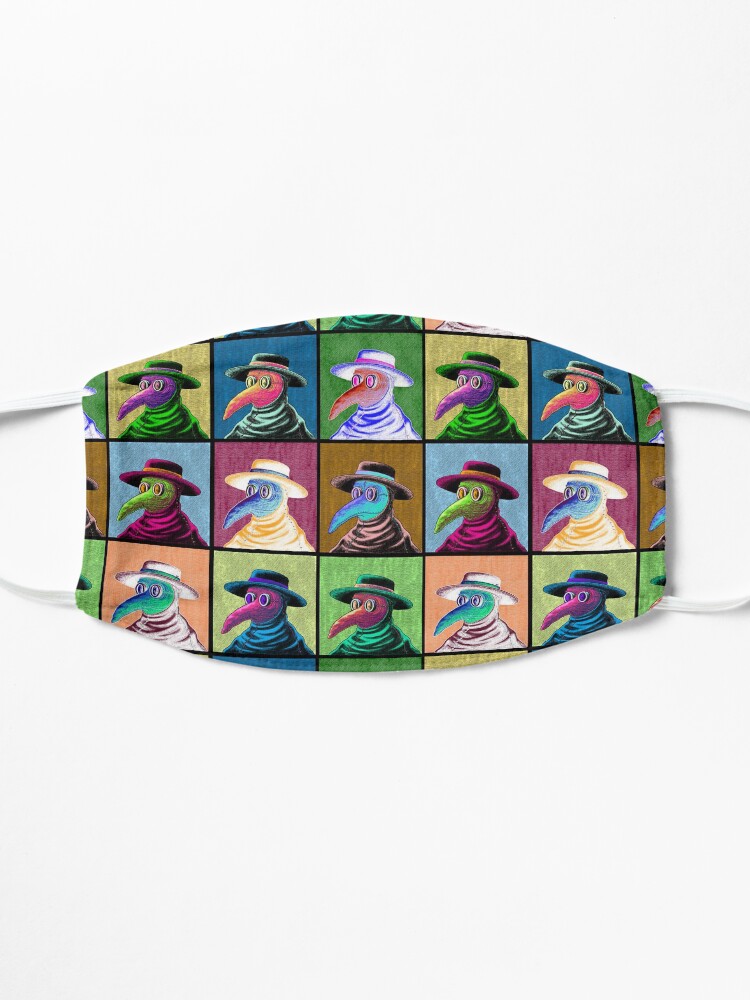 Alternate view of Pop Art Plague Doctor Mask