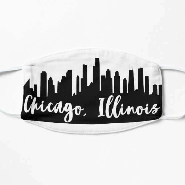 Chicago, Illinois City Skyline Mask