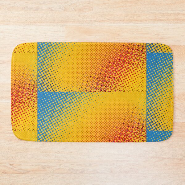 Item preview, Red, Orange, and Blue Halftone Dots Sunset Pattern designed and sold by Art2Me.