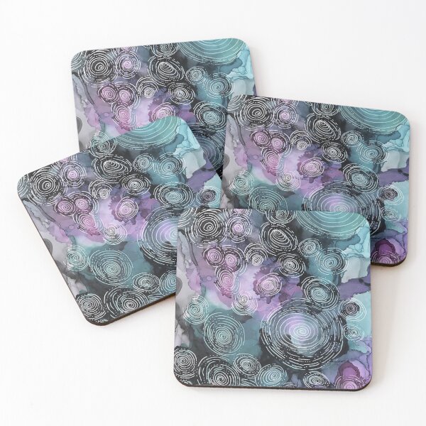 Item preview, Mauve Circles in motion  designed and sold by Lois Gardiner.
