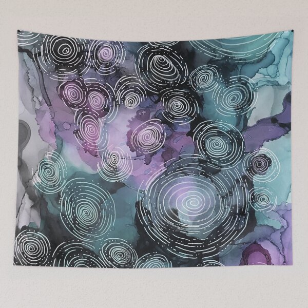 Item preview, Mauve Circles in motion  designed and sold by Lois Gardiner.