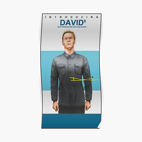 Michael Fassbender as David 8 Poster