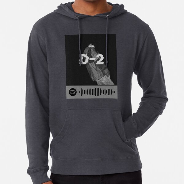 Agust D D 2 Mixtape Bts Yoongi Spotify Code Lightweight Hoodie By Chaneyl Redbubble