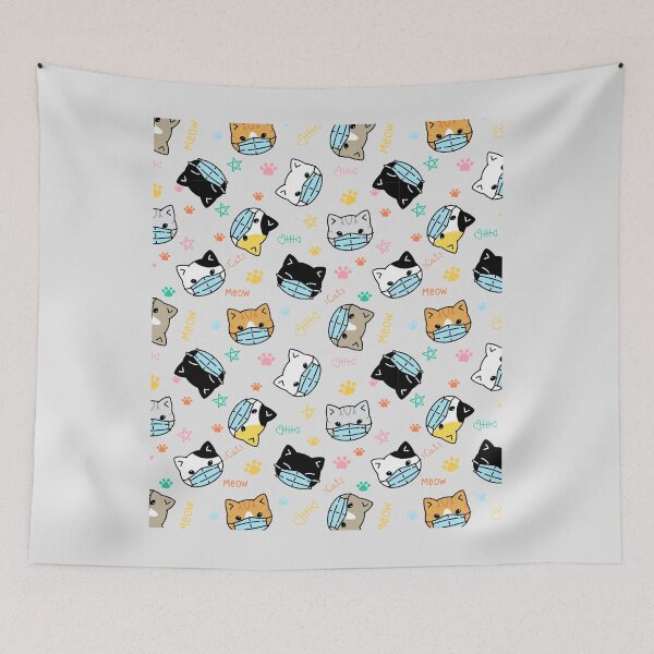 Item preview, Kawaii Cat Quarantine designed and sold by graphicmeyou.