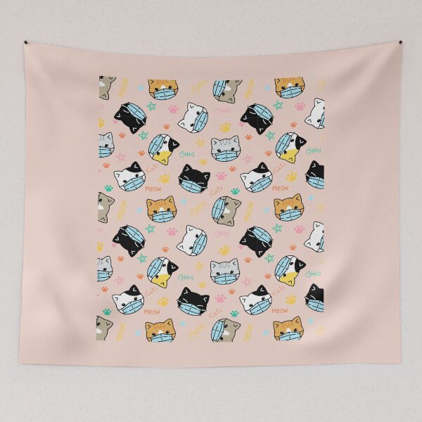 Item preview, Kawaii Cat Quarantine designed and sold by graphicmeyou.