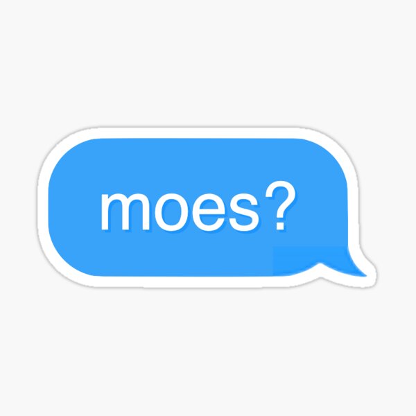 Item preview, Moes Text designed and sold by UconnMemery.