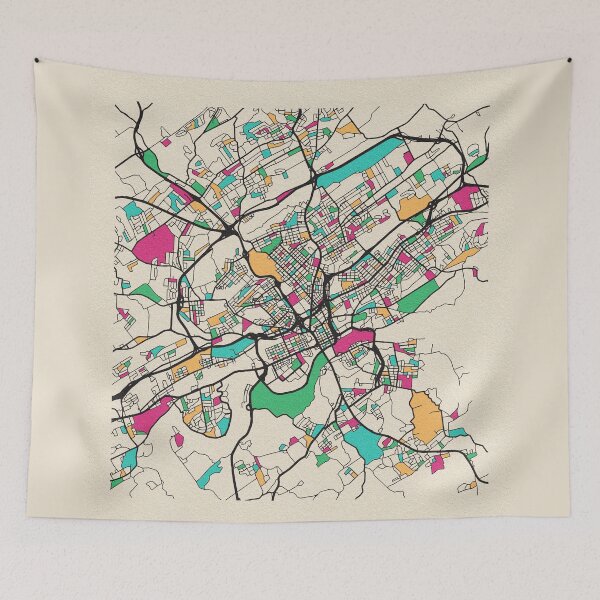 Item preview, Knoxville, Tennessee Street Map designed and sold by A Deniz Akerman.