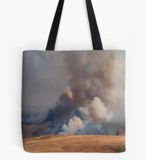 Fire in Yellowstone Tote Bag
