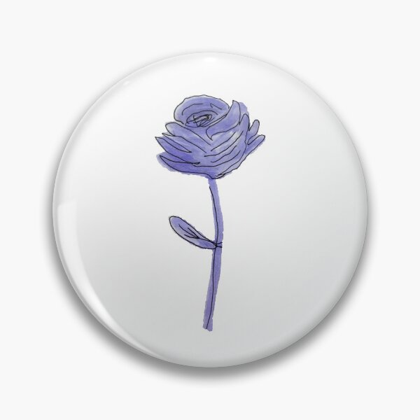 Item preview, Purple Minimalist Rose  designed and sold by vegantoaster.