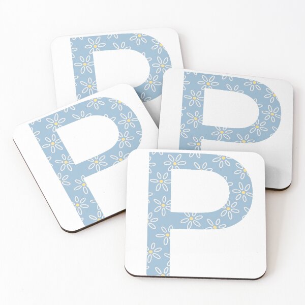 Item preview, P with Flower Print designed and sold by Brianna Q’s Art!!.