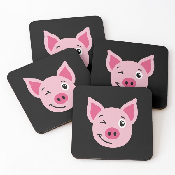 Item preview, Funny Winking Pig designed and sold by ZEDSOU ⭐⭐⭐⭐⭐.