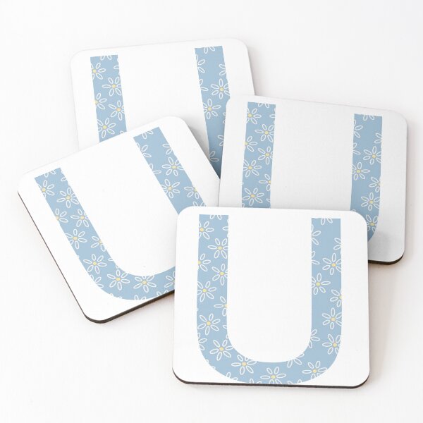 Item preview, U with Flower Print designed and sold by Brianna Q’s Art!!.