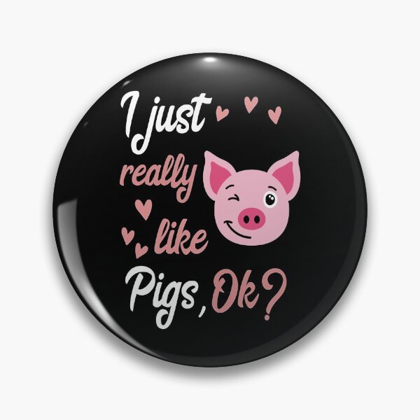 Item preview, I Just Really Like Pigs designed and sold by ZEDSOU ⭐⭐⭐⭐⭐.