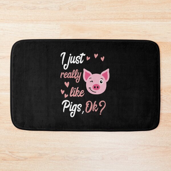 Item preview, I Just Really Like Pigs designed and sold by ZEDSOU ⭐⭐⭐⭐⭐.