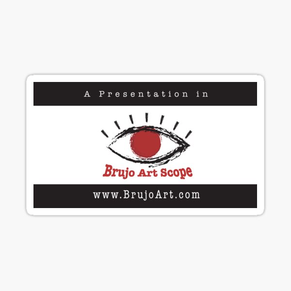 Brujo Art Scope Logo Sticker