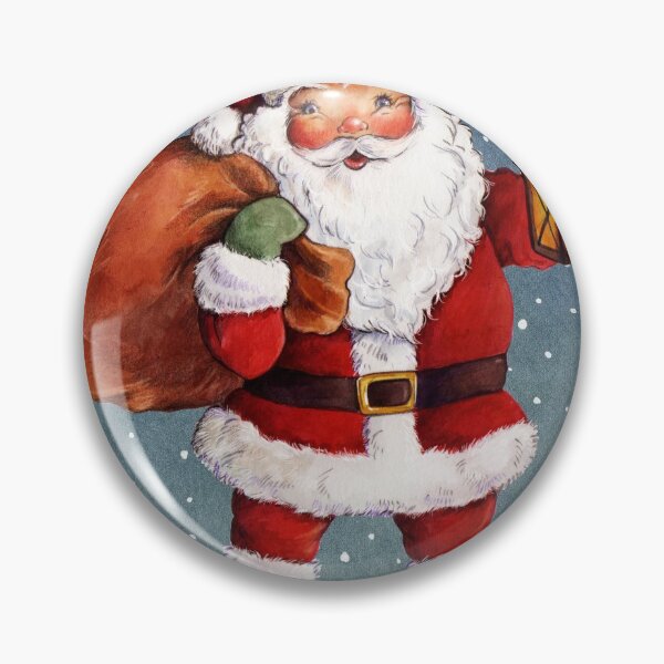 Item preview, Watercolor Santa with Lantern designed and sold by blayzeink.