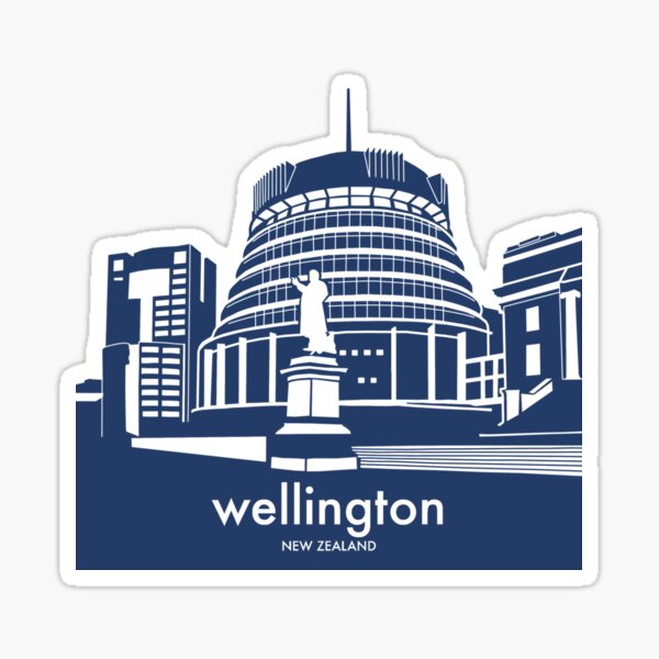"Iconic Wellington" Sticker for Sale by CPTVDesign Redbubble