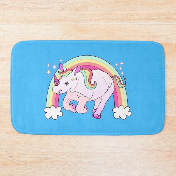 Item preview, Rainbow Pink Chubby Unicorn  designed and sold by therealsadpanda.