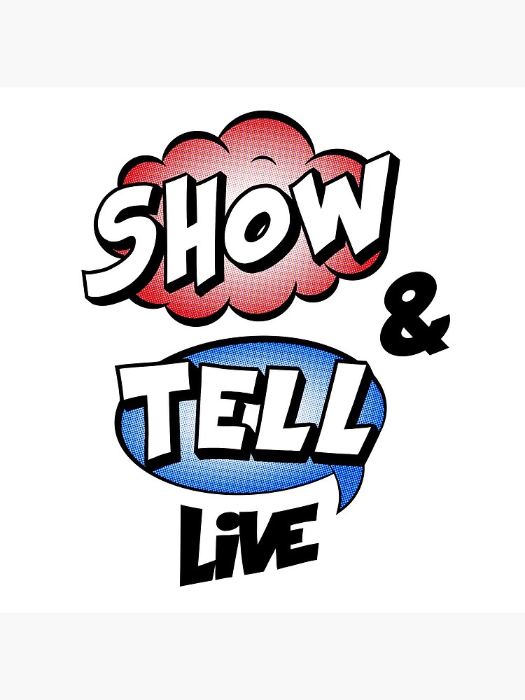  show and tell live logo untersetzer 4er set von showandtelllive
