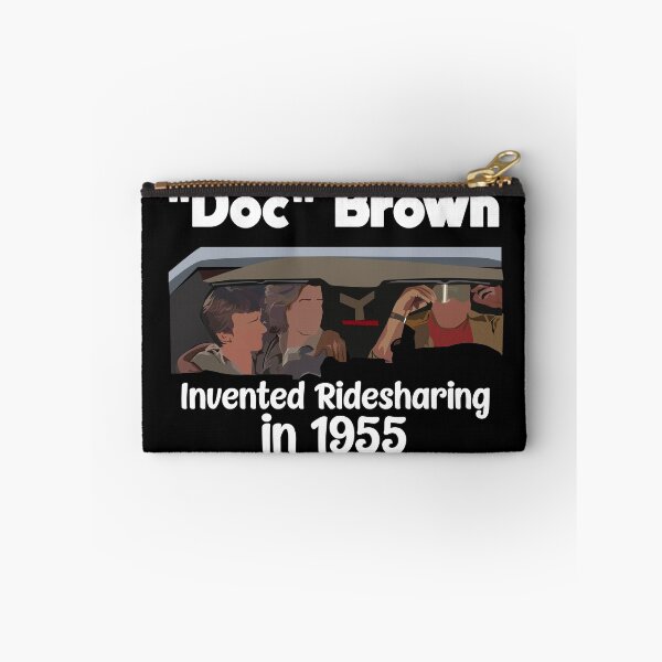 Aperçu de l'œuvre Retour vers le futur - Doc Brown a inventé RideSharing créée et vendue par WaltTheAdobeGuy.