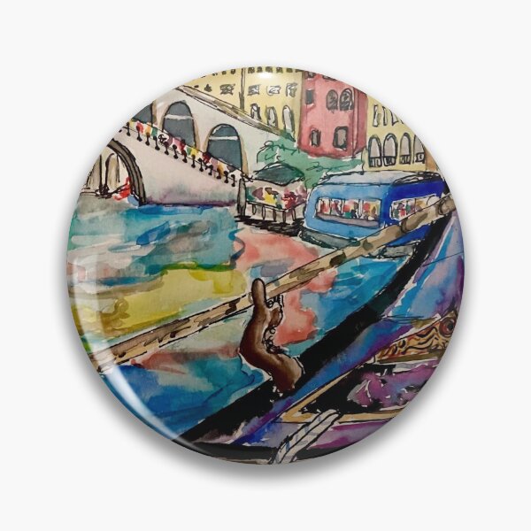 Item preview, Venice Gondola Painting designed and sold by Katie Kuzin.