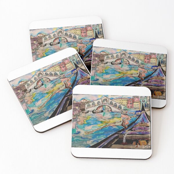 Item preview, Venice Gondola Painting designed and sold by Katie Kuzin.