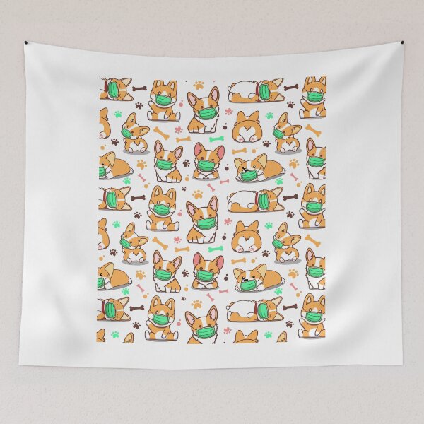 Item preview, Corgi Quarantine Funny designed and sold by graphicmeyou.