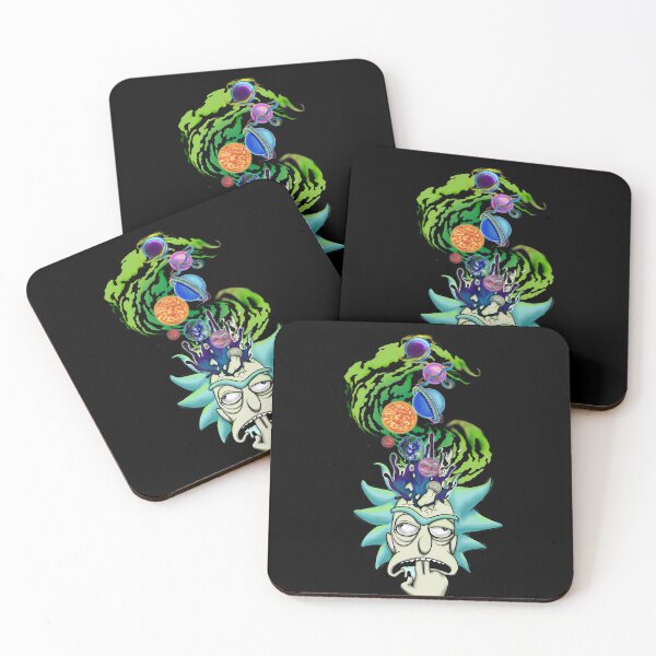 Big Bang Rick Sanchez Coasters (Set of 4)