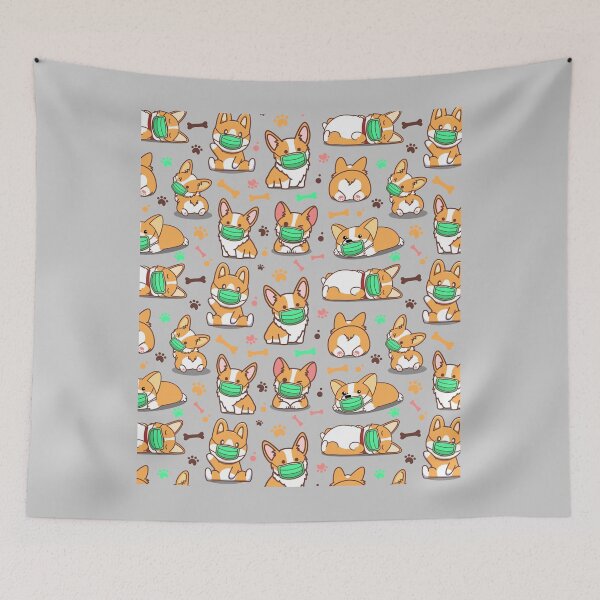 Item preview, Corgi Quarantine Funny designed and sold by graphicmeyou.