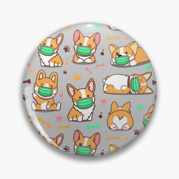 Item preview, Corgi Quarantine Funny designed and sold by graphicmeyou.