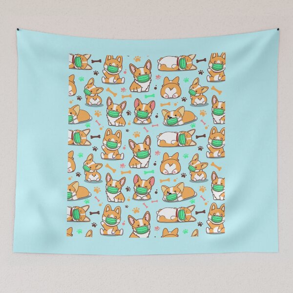 Item preview, Corgi Quarantine Funny designed and sold by graphicmeyou.