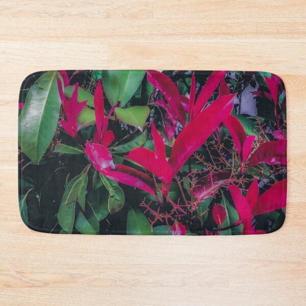 Item preview, closeup green leaves and red leaves plant background designed and sold by Mrvell.