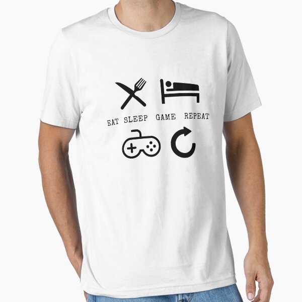 Item preview, Eat Sleep GAME Repeat! designed and sold by inkDrop.