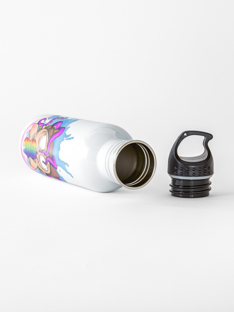 Alternate view of Morty Rainbow Squishy Water Bottle