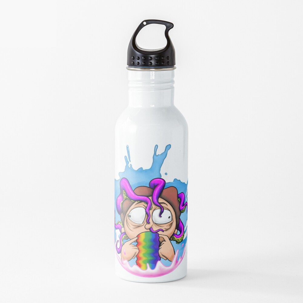 Morty Rainbow Squishy Water Bottle
