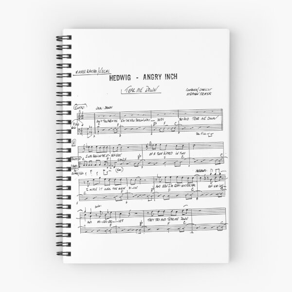 Item preview, Tear Me Down ~ Hedwig and the Angry inch ~ Sheet Music Collection designed and sold by justcreation.