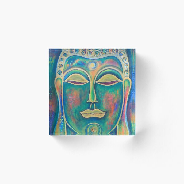 Buddha Acrylic Block