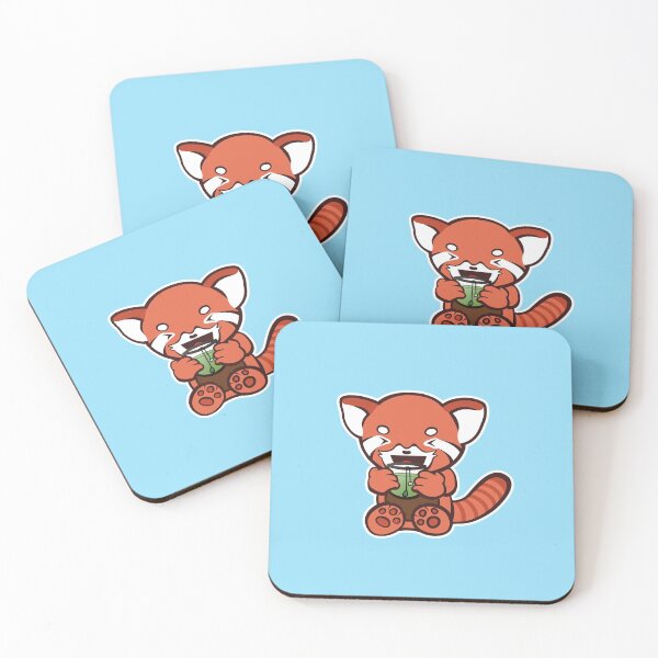 Item preview, Red Panda Loves Green Tea designed and sold by SubtleSplit.