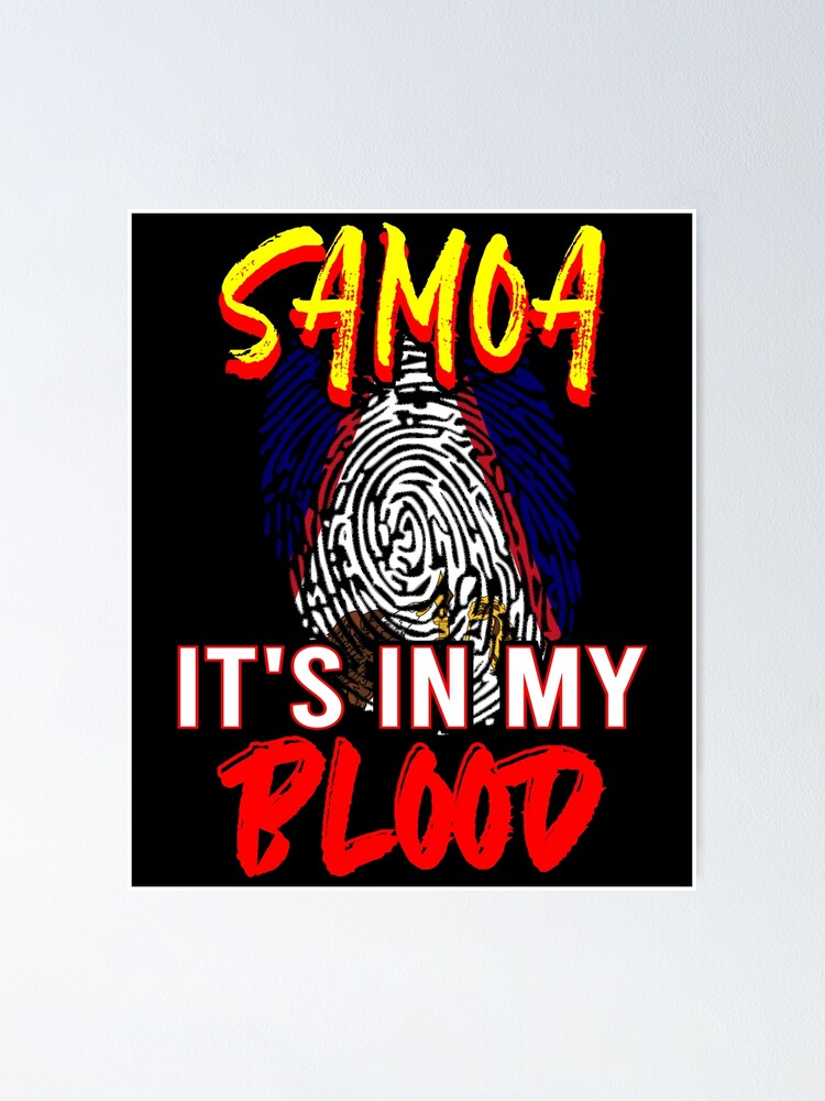 American Samoa Samoan Islander Independence Day Flag Poster By