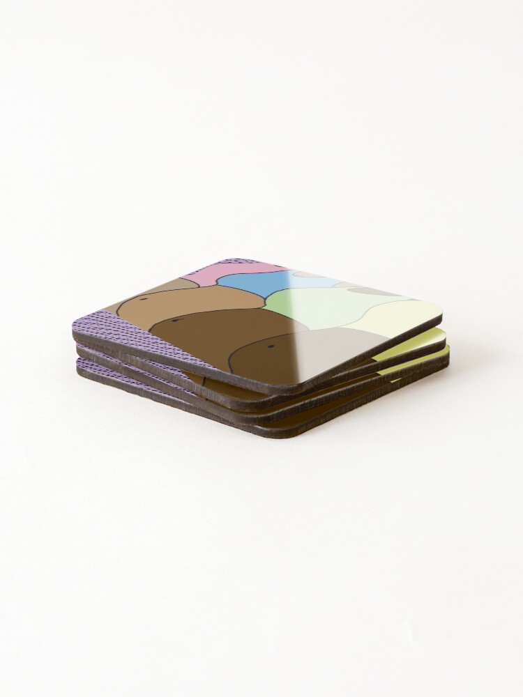 Thumbnail 4 of 5, Coasters (Set of 4), Something In Common designed and sold by DaughterOfDavid.