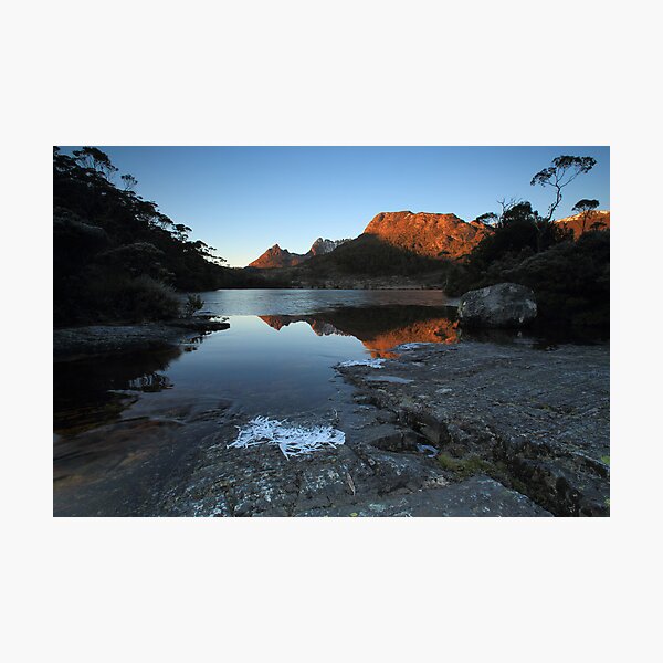 Frozen Lake Lilla Photographic Print